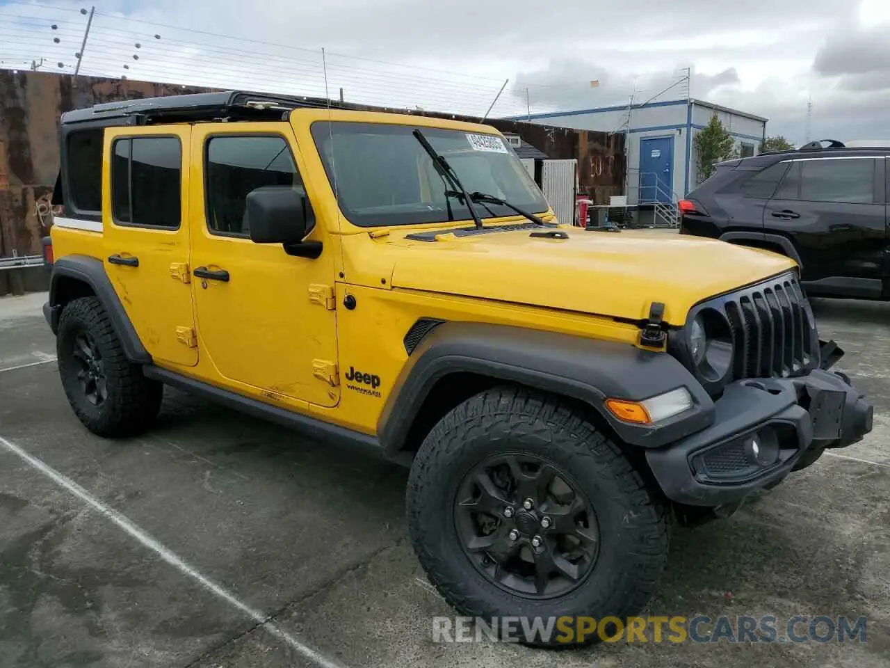 4 Фотография поврежденного автомобиля 1C4HJXDN7MW570675 JEEP WRANGLER 2021