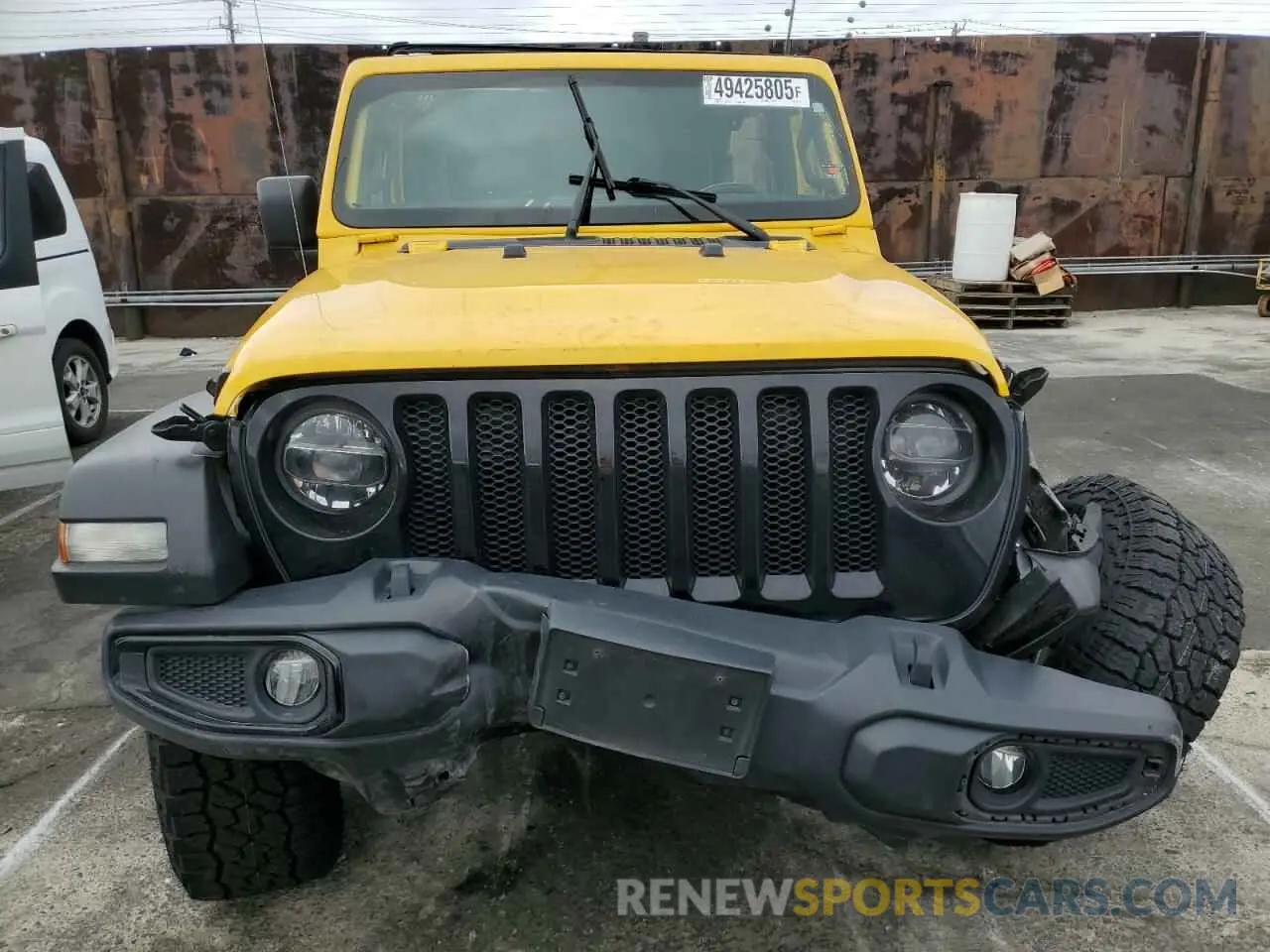 5 Фотография поврежденного автомобиля 1C4HJXDN7MW570675 JEEP WRANGLER 2021