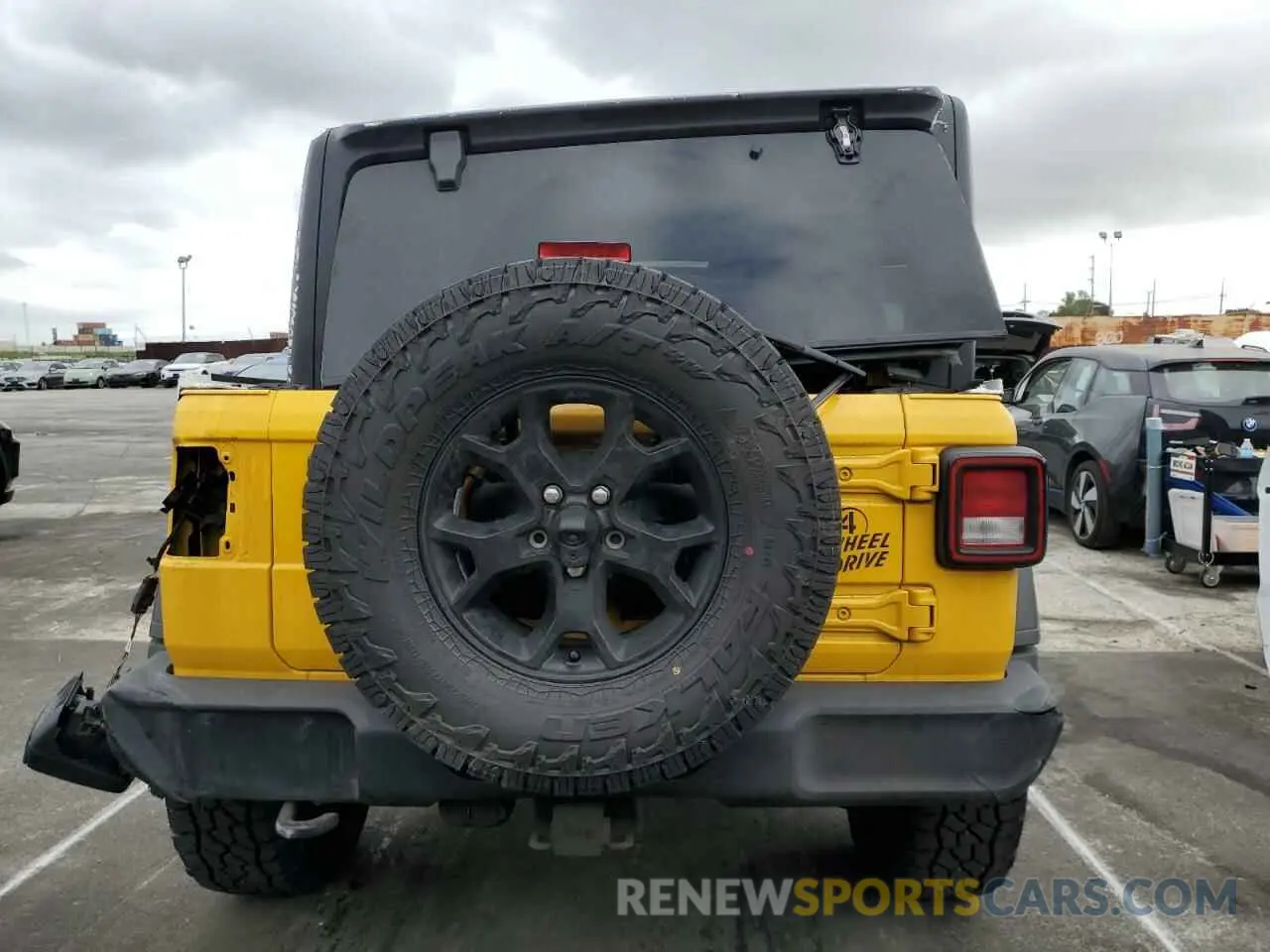 6 Фотография поврежденного автомобиля 1C4HJXDN7MW570675 JEEP WRANGLER 2021
