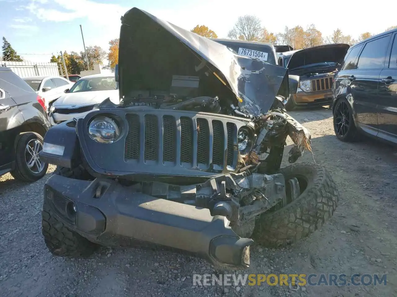 5 Photograph of a damaged car 1C4HJXDN7MW599321 JEEP WRANGLER 2021