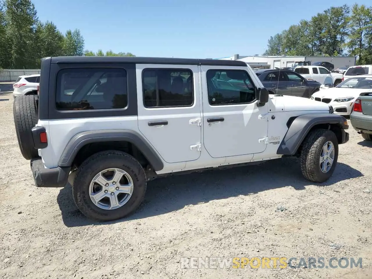 3 Photograph of a damaged car 1C4HJXDN8MW630768 JEEP WRANGLER 2021