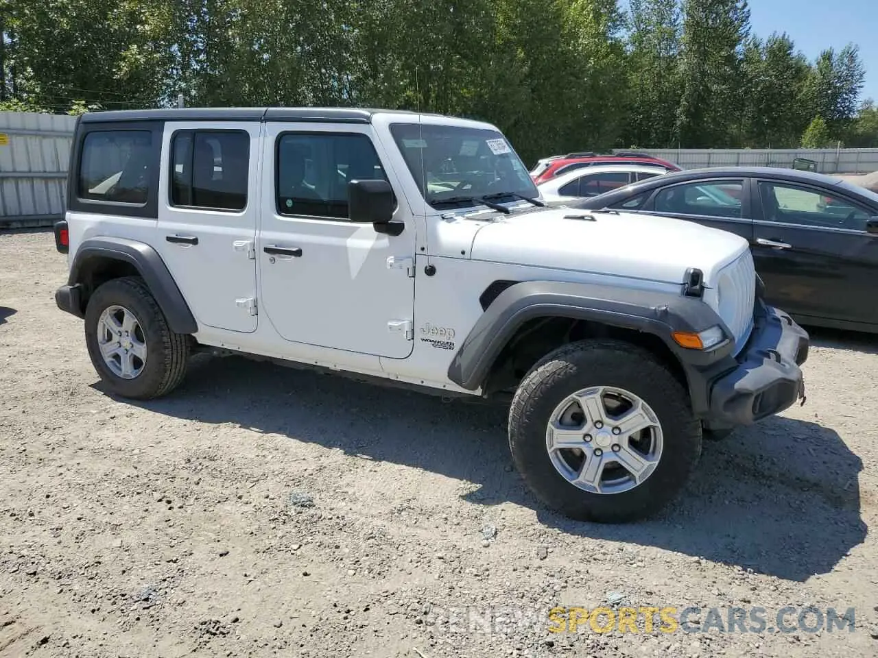 4 Photograph of a damaged car 1C4HJXDN8MW630768 JEEP WRANGLER 2021
