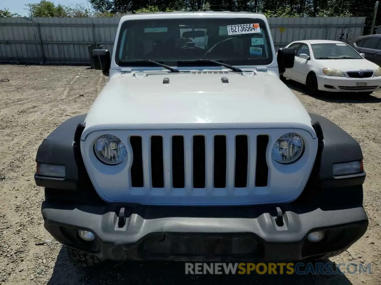 5 Photograph of a damaged car 1C4HJXDN8MW630768 JEEP WRANGLER 2021