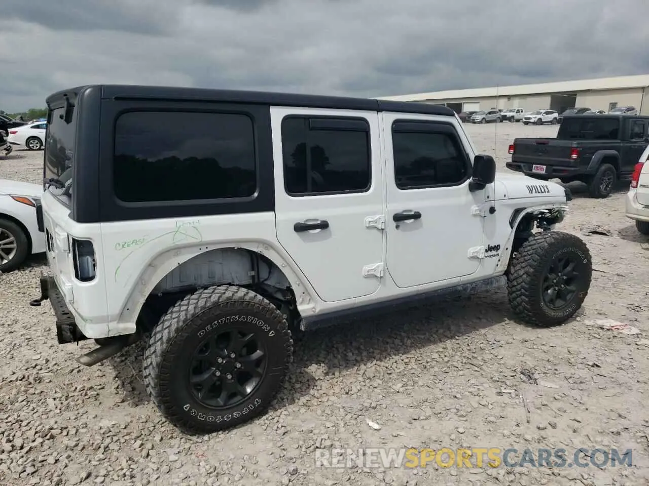 3 Фотография поврежденного автомобиля 1C4HJXDN8MW678979 JEEP WRANGLER 2021