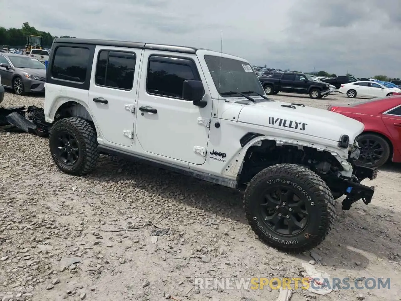 4 Фотография поврежденного автомобиля 1C4HJXDN8MW678979 JEEP WRANGLER 2021