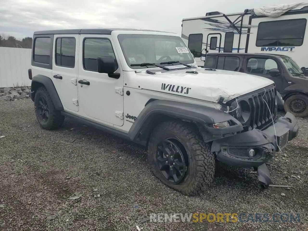 4 Фотография поврежденного автомобиля 1C4HJXDN9MW509795 JEEP WRANGLER 2021