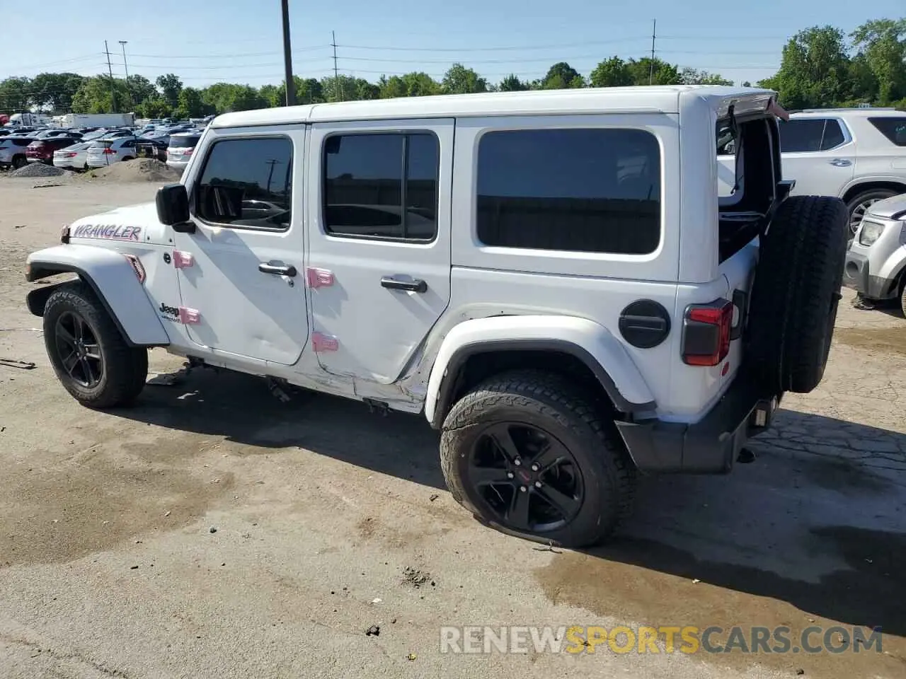 2 Фотография поврежденного автомобиля 1C4HJXEG0MW564409 JEEP WRANGLER 2021