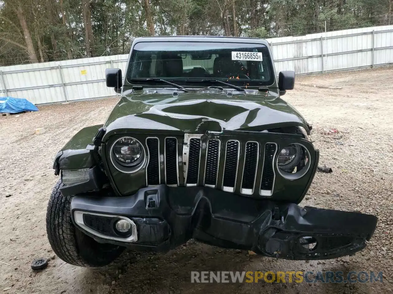 5 Photograph of a damaged car 1C4HJXEG0MW768062 JEEP WRANGLER 2021