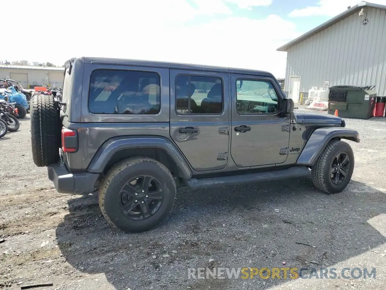 3 Photograph of a damaged car 1C4HJXEG7MW524022 JEEP WRANGLER 2021
