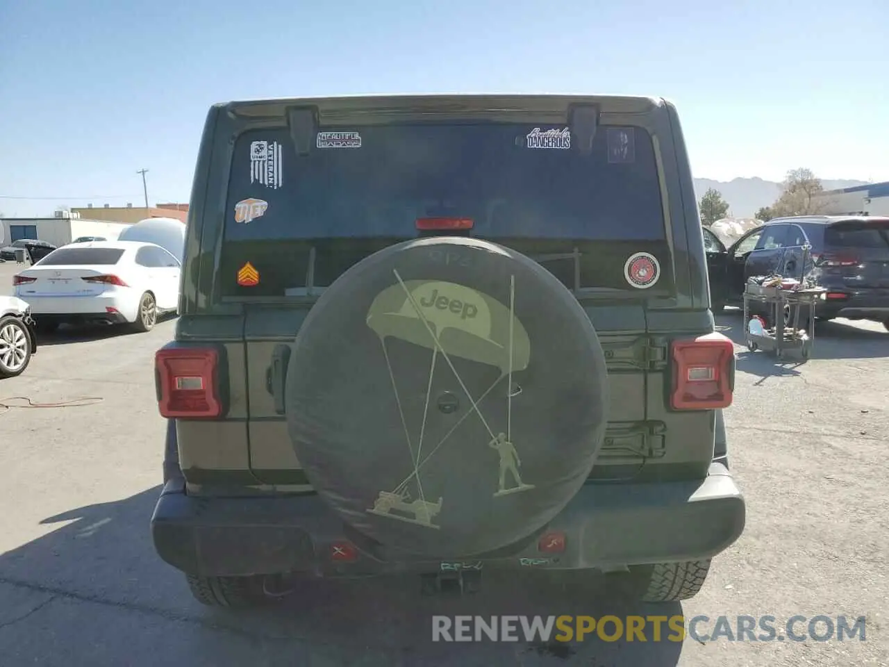 6 Photograph of a damaged car 1C4HJXEGXMW502581 JEEP WRANGLER 2021