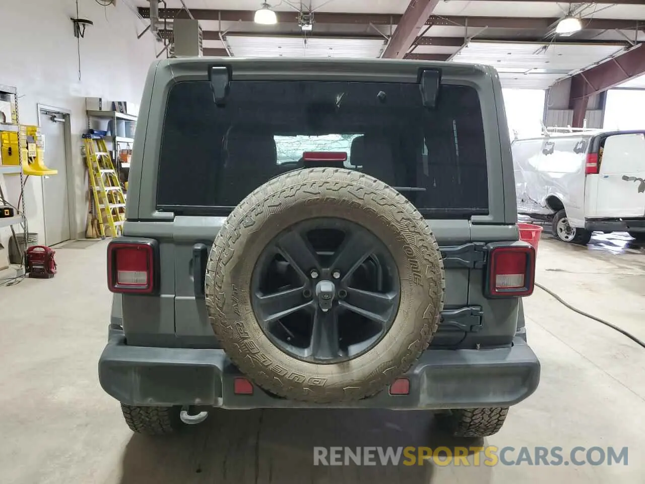 6 Photograph of a damaged car 1C4HJXEGXMW626799 JEEP WRANGLER 2021