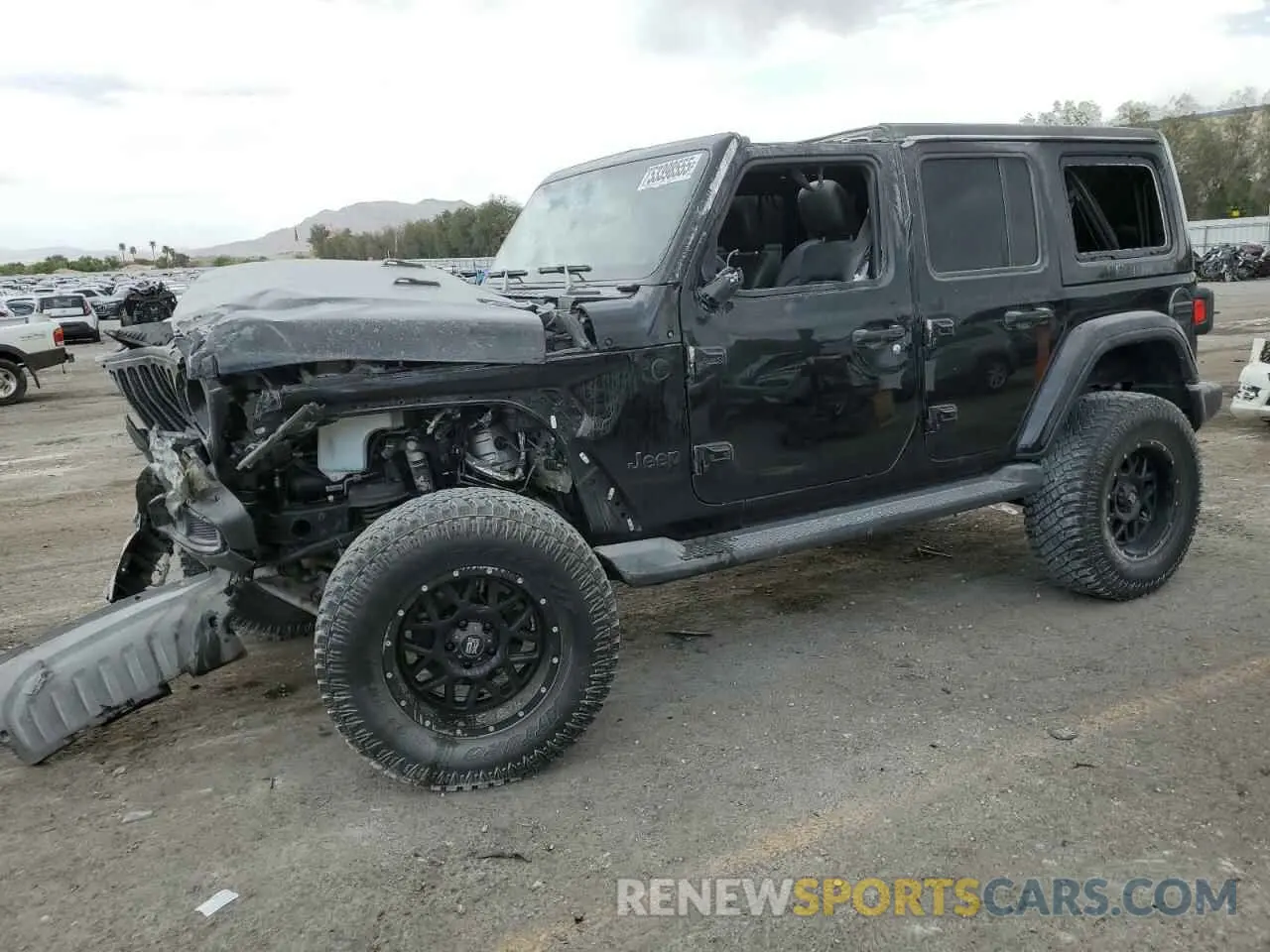 1 Photograph of a damaged car 1C4HJXEN0MW853661 JEEP WRANGLER 2021