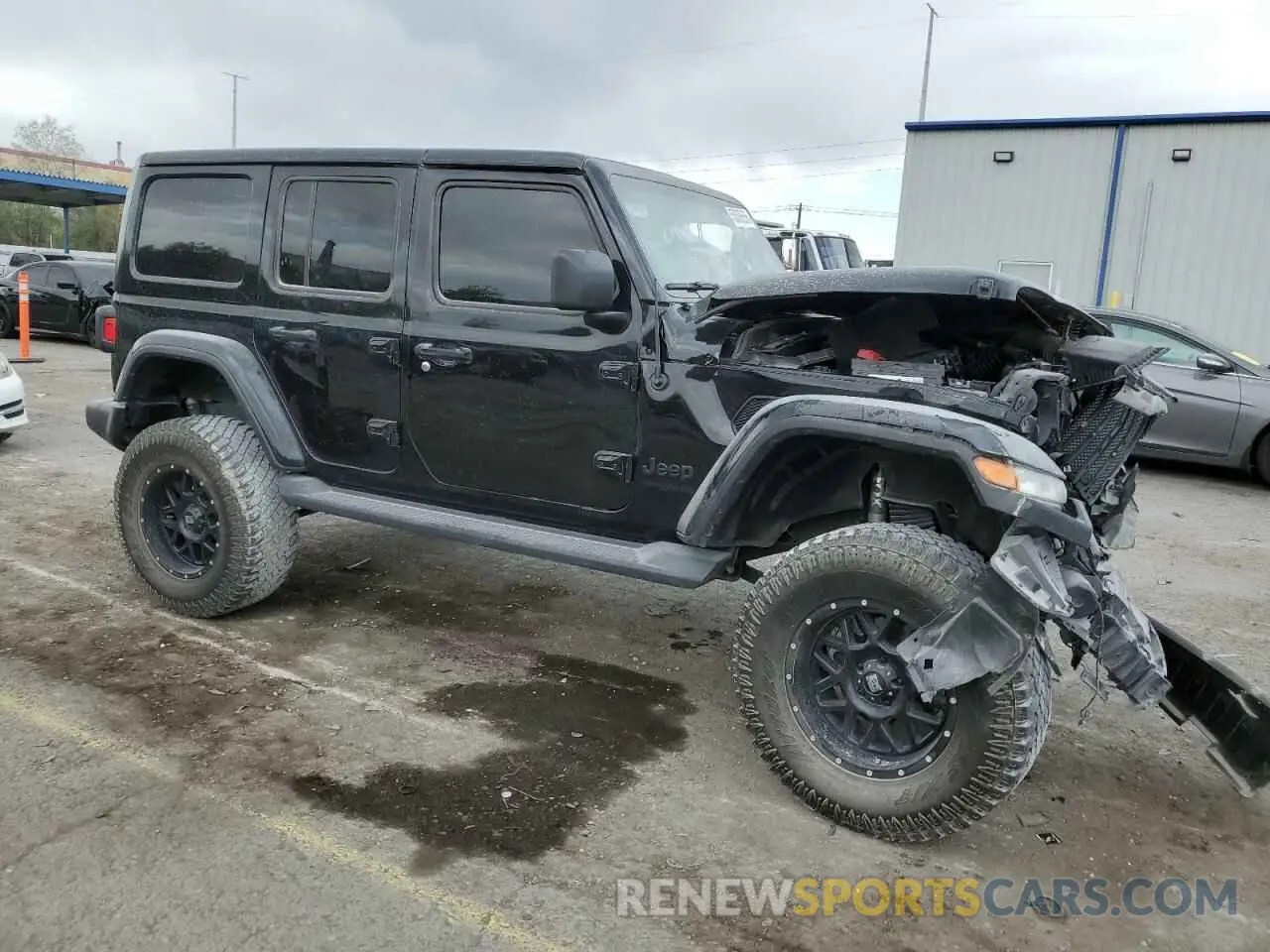 4 Photograph of a damaged car 1C4HJXEN0MW853661 JEEP WRANGLER 2021