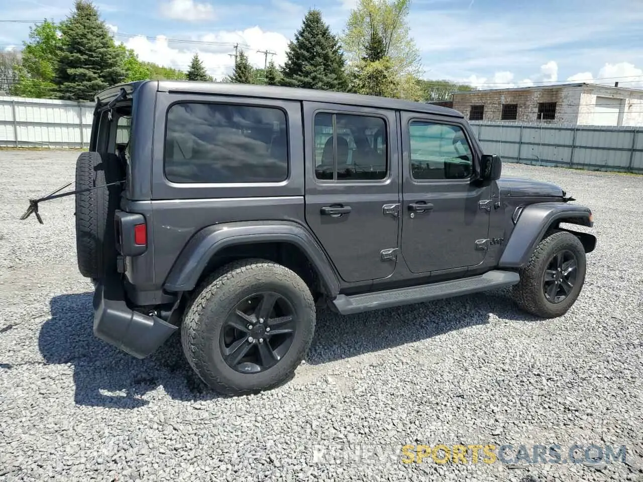 3 Фотография поврежденного автомобиля 1C4HJXEN1MW633364 JEEP WRANGLER 2021