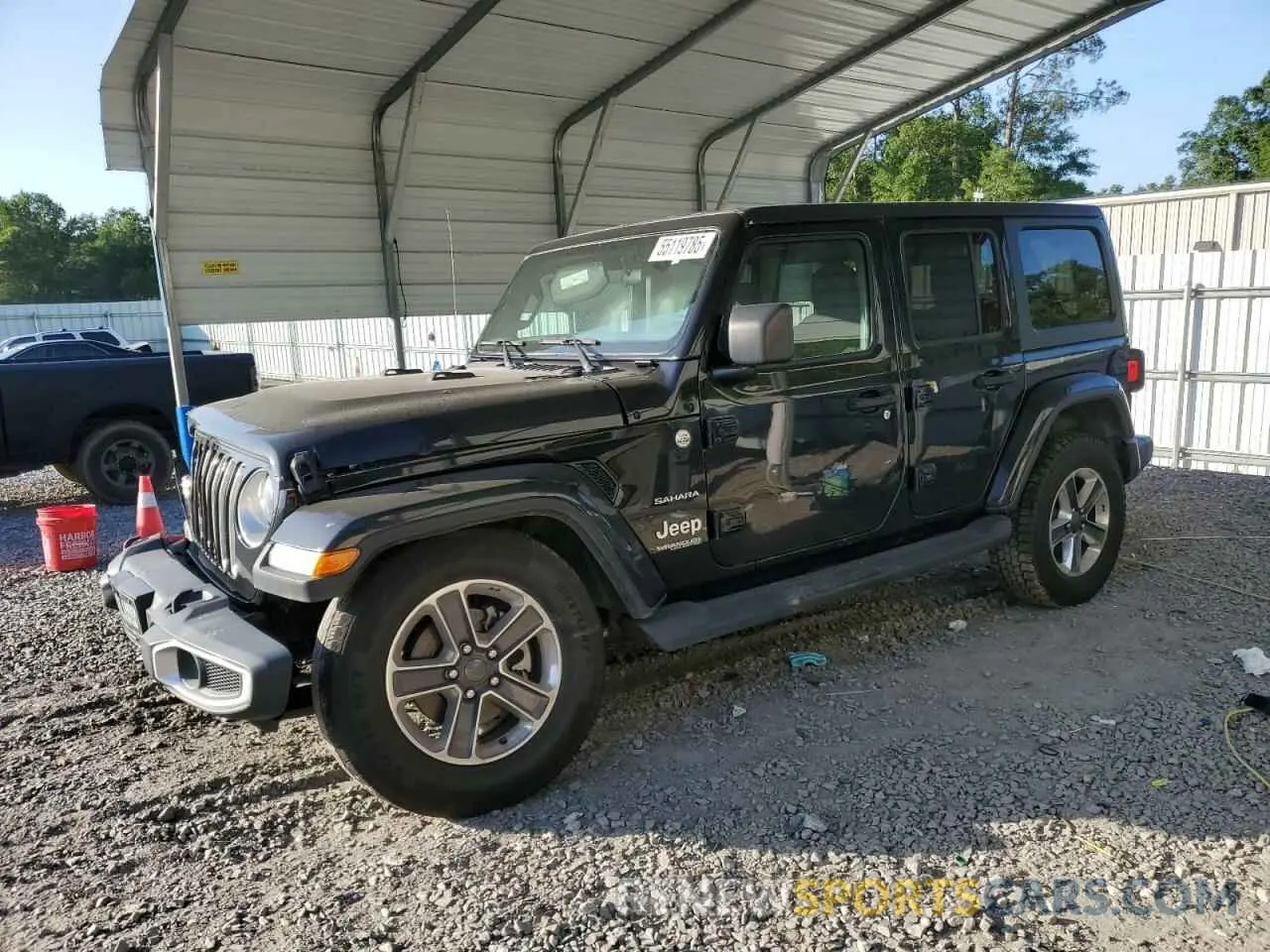 1 Фотография поврежденного автомобиля 1C4HJXEN3MW539731 JEEP WRANGLER 2021