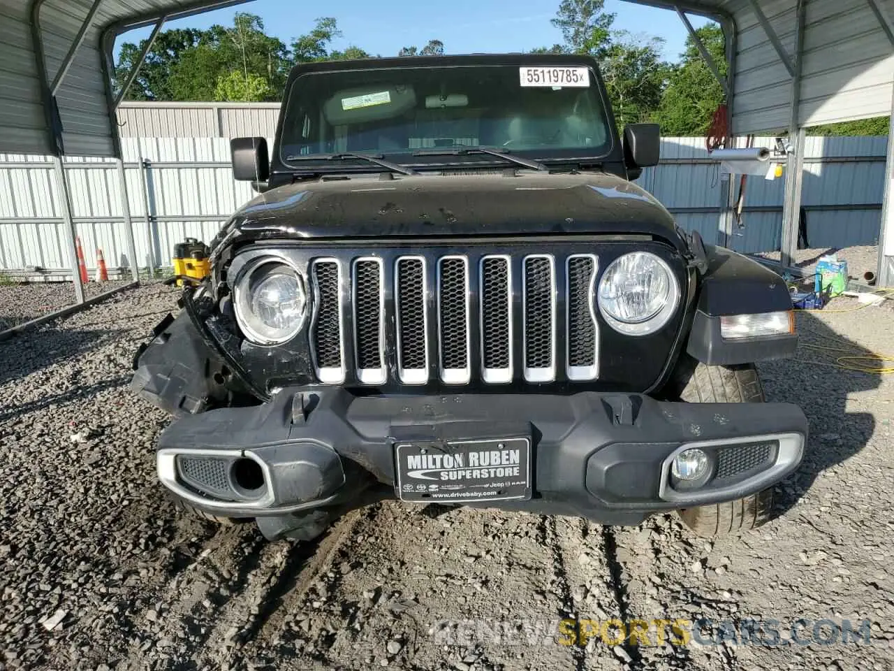 5 Фотография поврежденного автомобиля 1C4HJXEN3MW539731 JEEP WRANGLER 2021