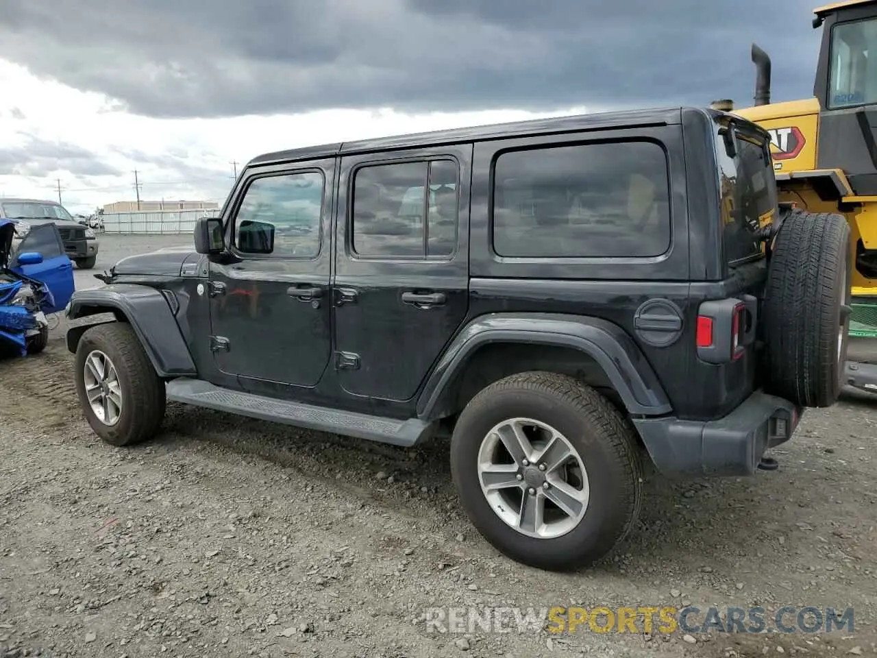 2 Photograph of a damaged car 1C4HJXEN3MW552091 JEEP WRANGLER 2021