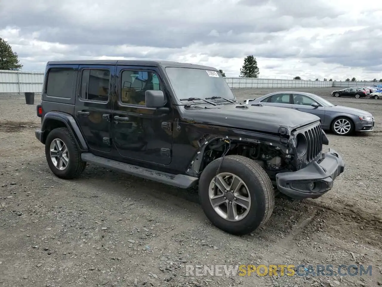 4 Photograph of a damaged car 1C4HJXEN3MW552091 JEEP WRANGLER 2021