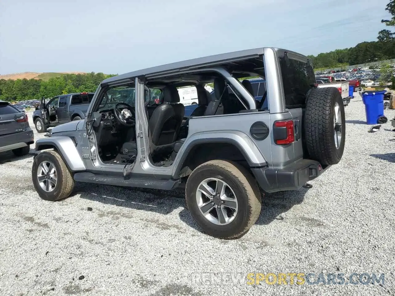 2 Photograph of a damaged car 1C4HJXEN3MW691220 JEEP WRANGLER 2021