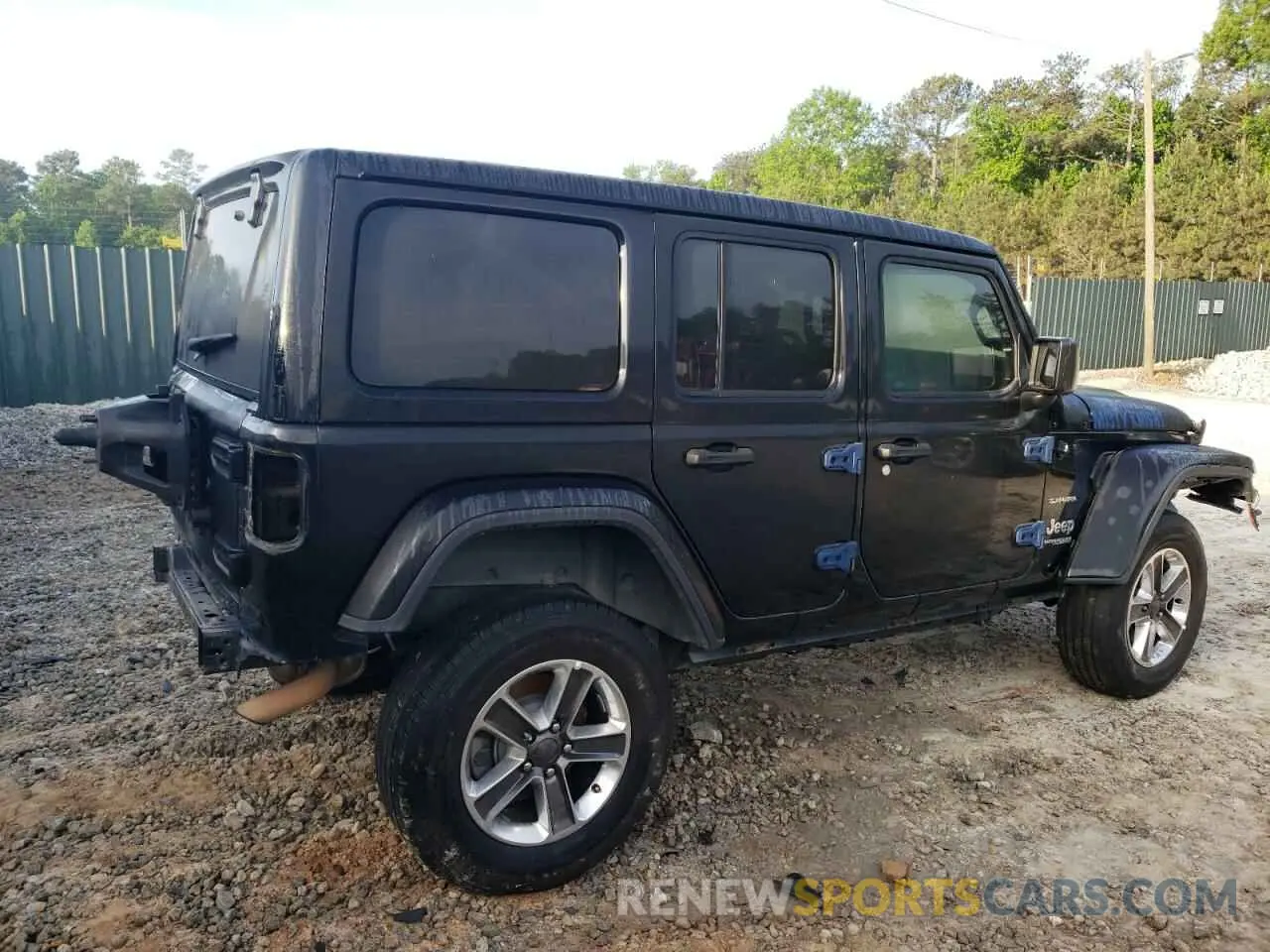 3 Photograph of a damaged car 1C4HJXEN8MW512766 JEEP WRANGLER 2021