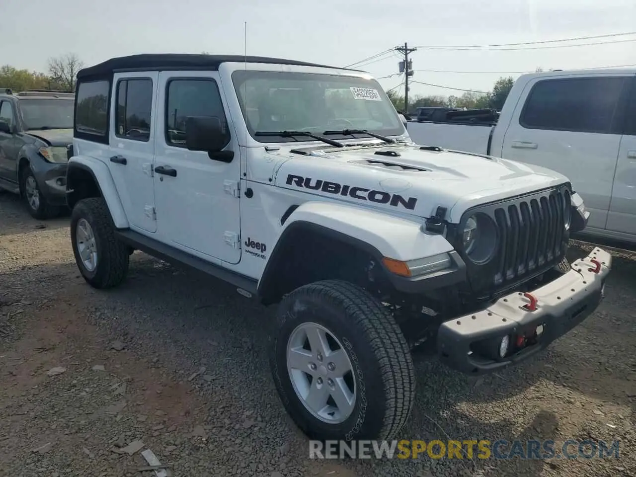 4 Фотография поврежденного автомобиля 1C4HJXFG2MW767641 JEEP WRANGLER 2021