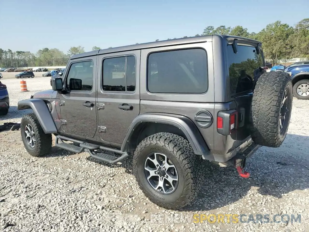 2 Photograph of a damaged car 1C4HJXFG6MW764208 JEEP WRANGLER 2021