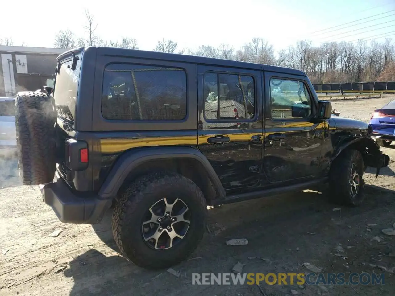 3 Фотография поврежденного автомобиля 1C4HJXFGXMW580776 JEEP WRANGLER 2021