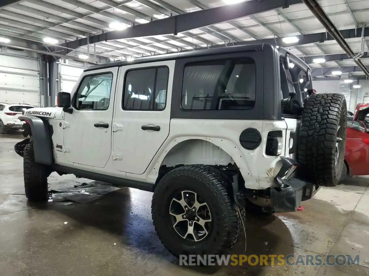 2 Photograph of a damaged car 1C4HJXFN2MW562724 JEEP WRANGLER 2021