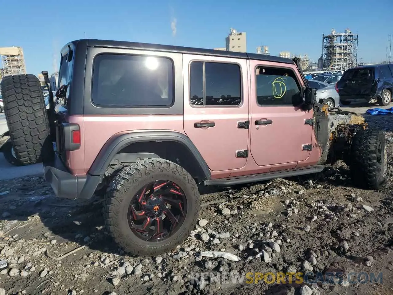 3 Photograph of a damaged car 1C4HJXFN5MW513999 JEEP WRANGLER 2021