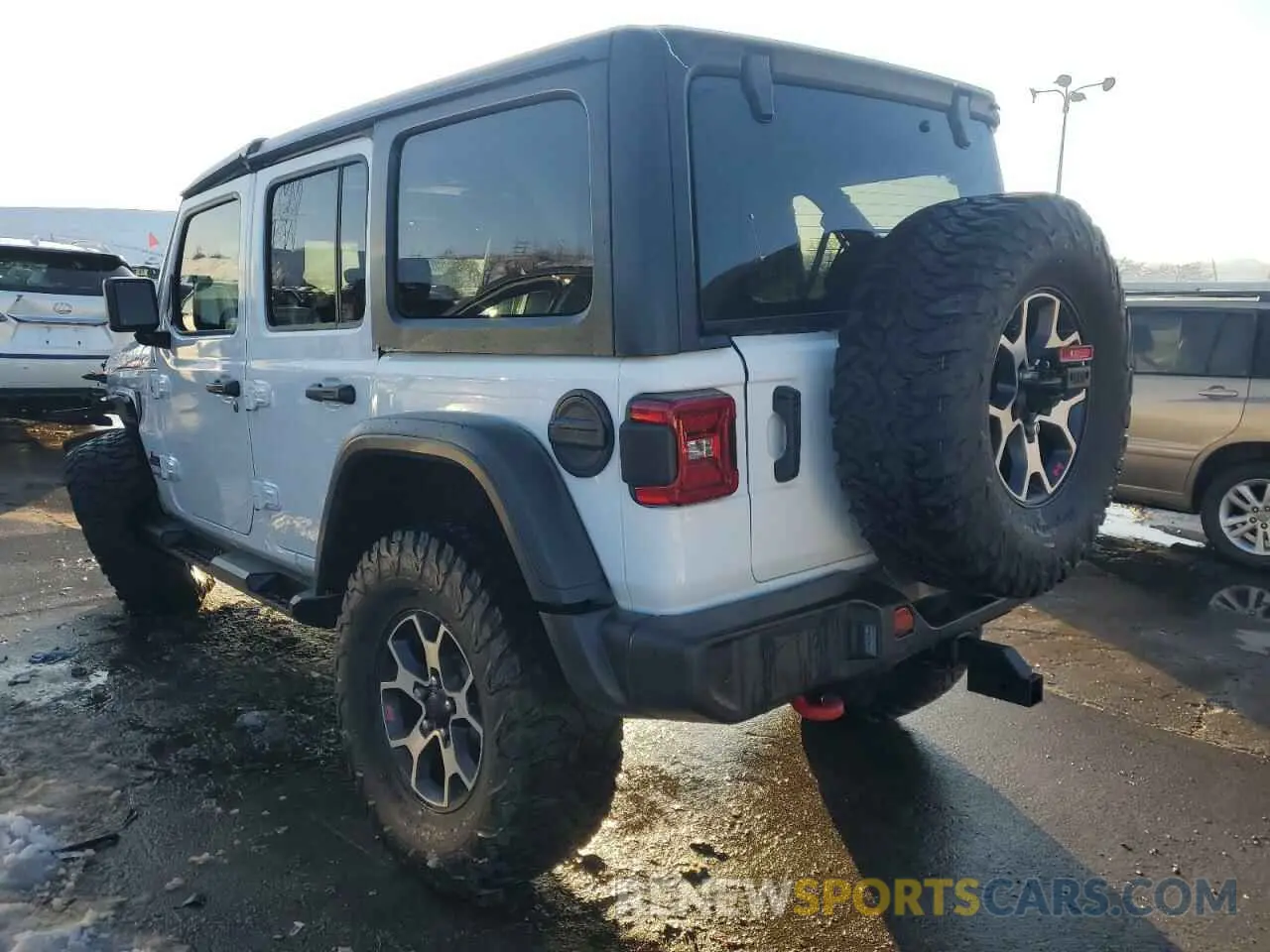 2 Photograph of a damaged car 1C4HJXFN5MW515848 JEEP WRANGLER 2021