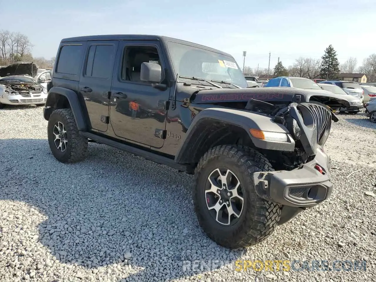 4 Фотография поврежденного автомобиля 1C4HJXFN8MW558306 JEEP WRANGLER 2021