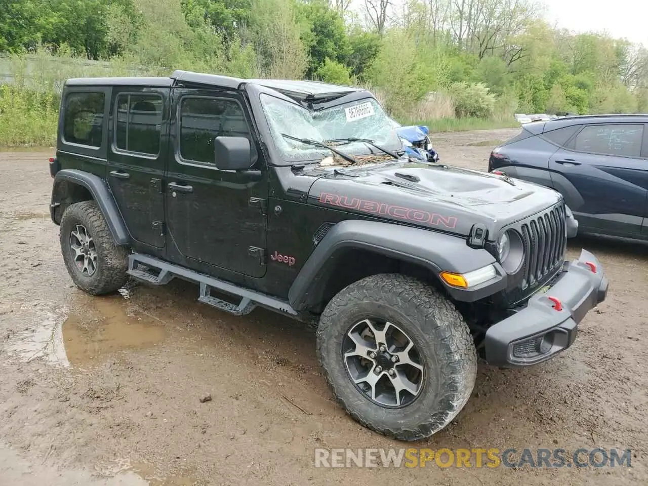 4 Photograph of a damaged car 1C4HJXFNXMW612186 JEEP WRANGLER 2021