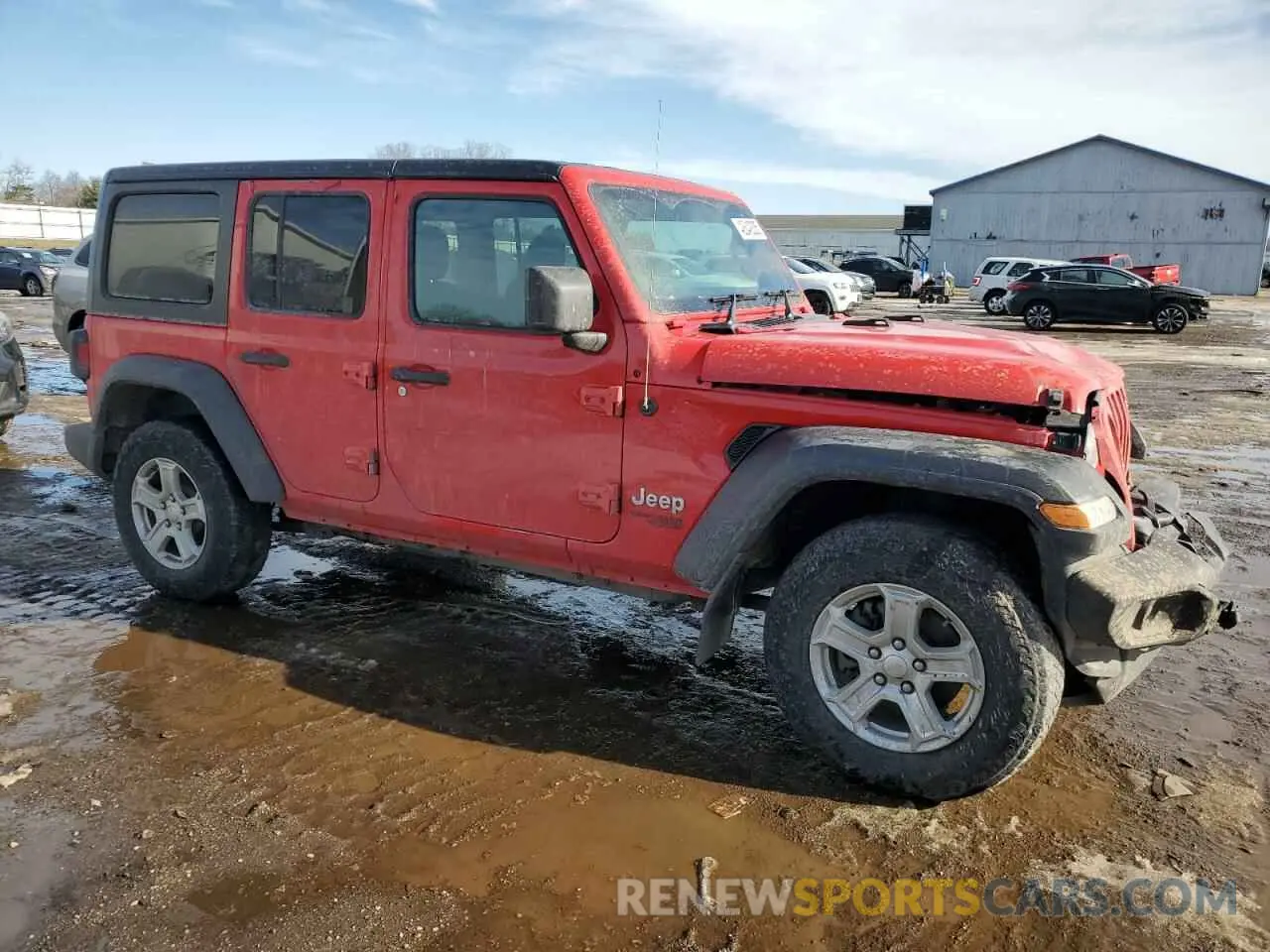 4 Photograph of a damaged car 1C4HJXKN2MW640909 JEEP WRANGLER 2021