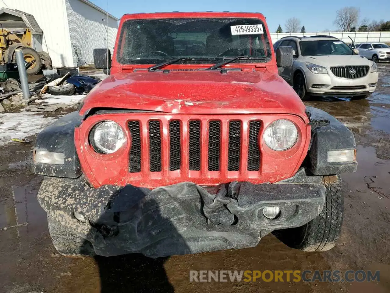 5 Photograph of a damaged car 1C4HJXKN2MW640909 JEEP WRANGLER 2021