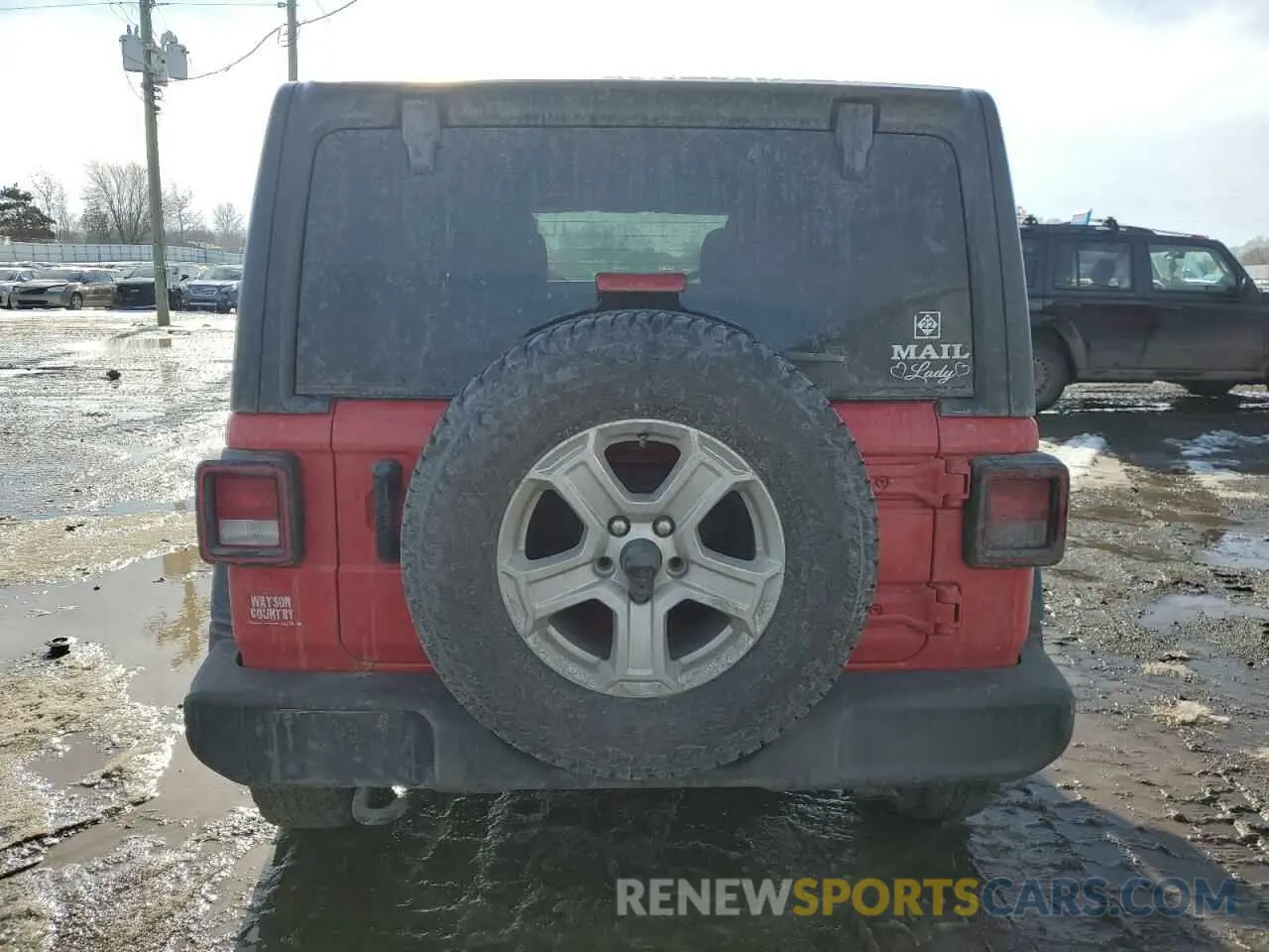6 Photograph of a damaged car 1C4HJXKN2MW640909 JEEP WRANGLER 2021