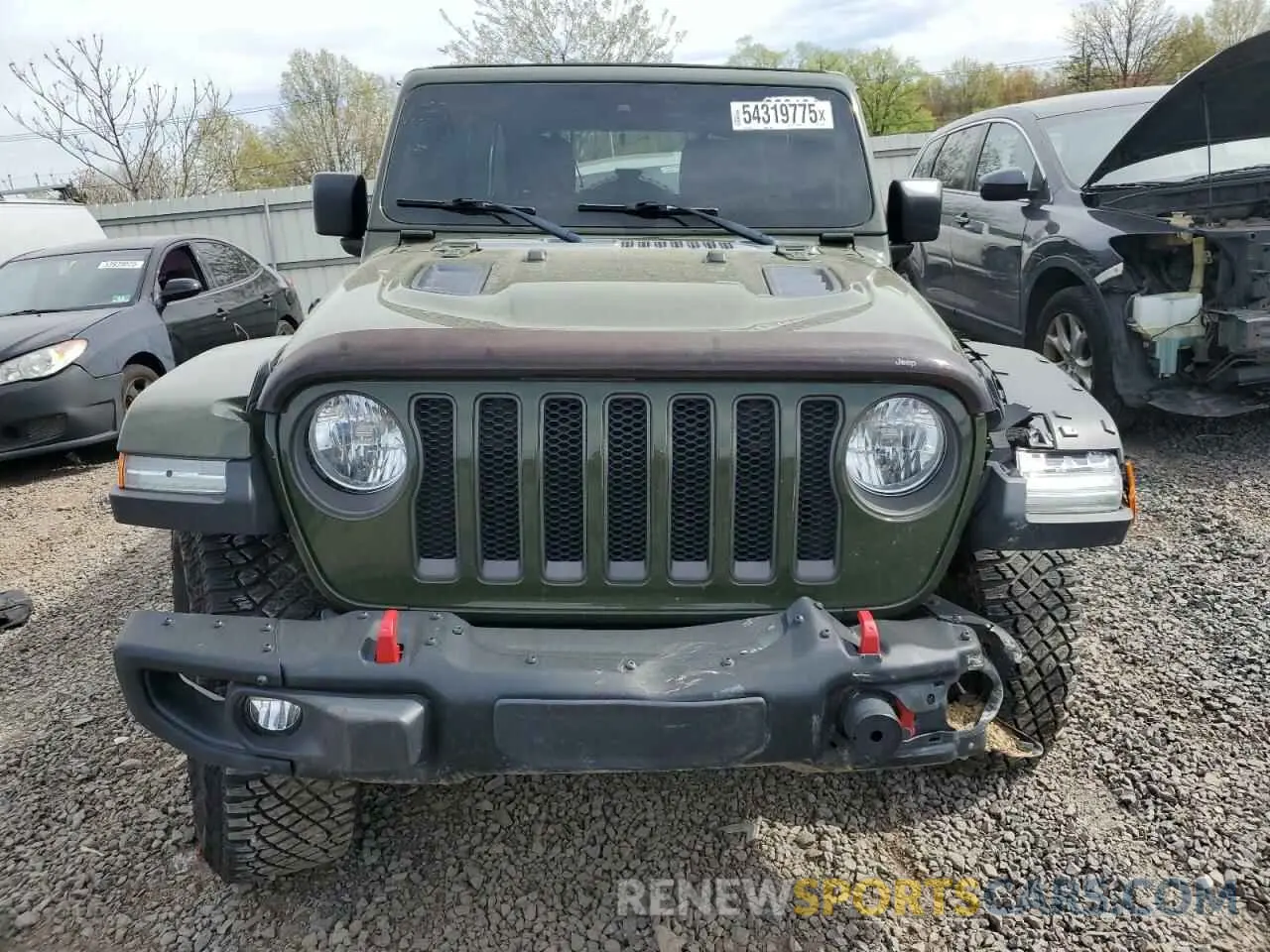 5 Photograph of a damaged car 1C4JJXFM3MW555919 JEEP WRANGLER 2021