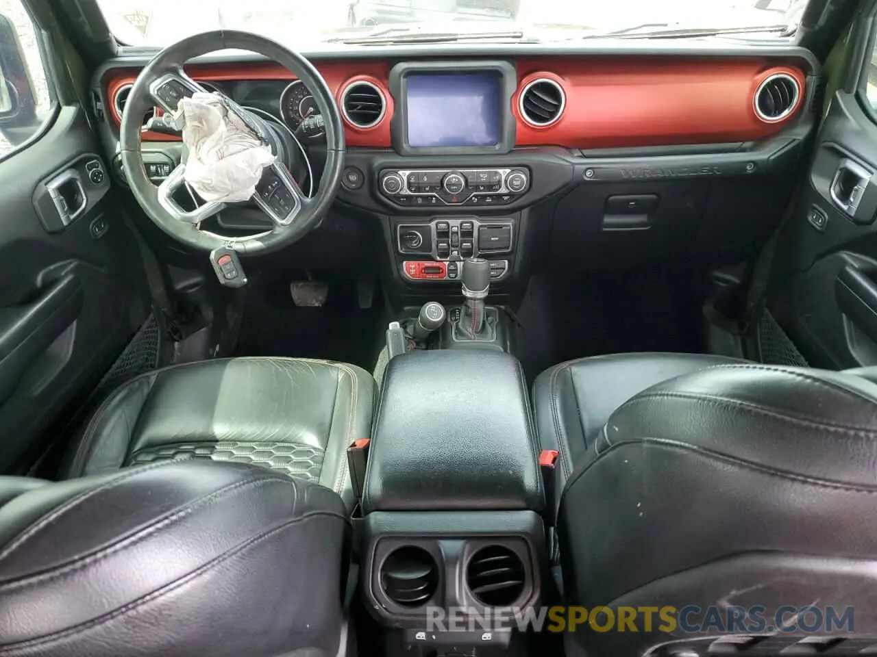 8 Photograph of a damaged car 1C4JJXFM3MW555919 JEEP WRANGLER 2021