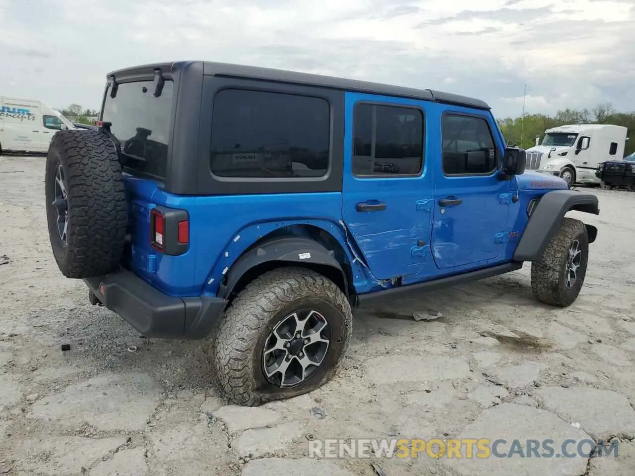 3 Фотография поврежденного автомобиля 1C4JJXFM7MW794325 JEEP WRANGLER 2021