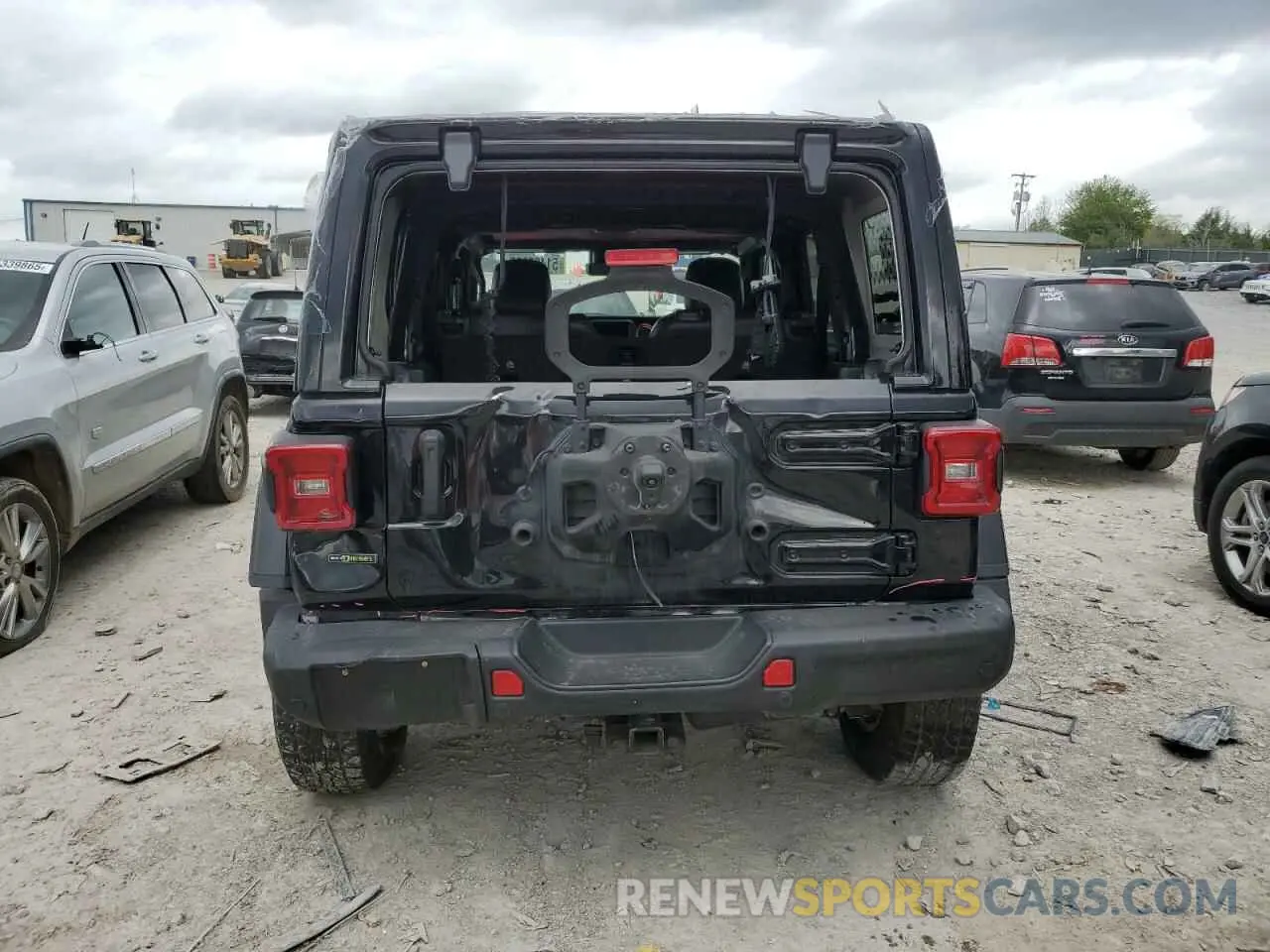6 Photograph of a damaged car 1C4JJXFMXMW618367 JEEP WRANGLER 2021