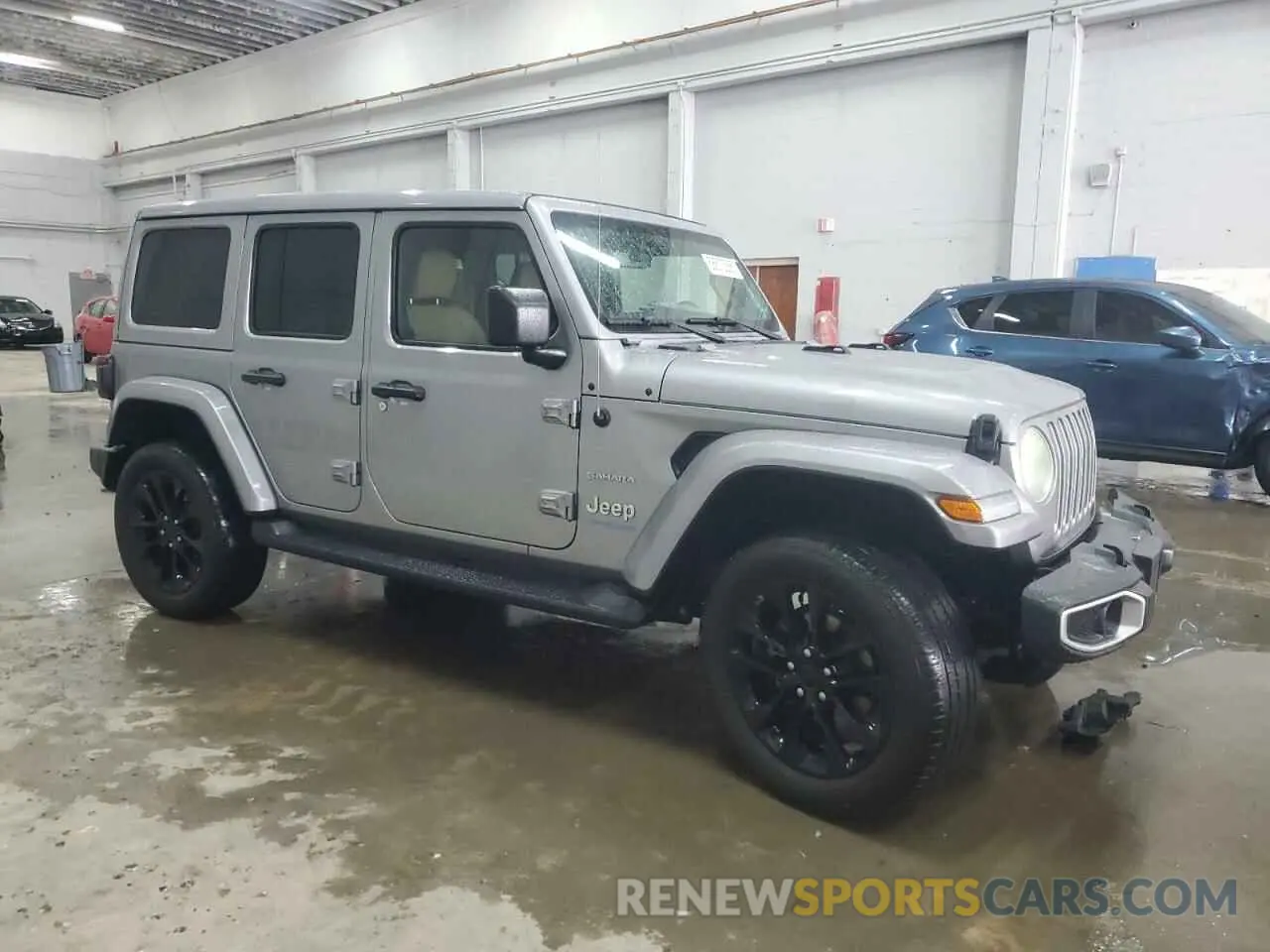 4 Photograph of a damaged car 1C4JJXP65MW682462 JEEP WRANGLER 2021