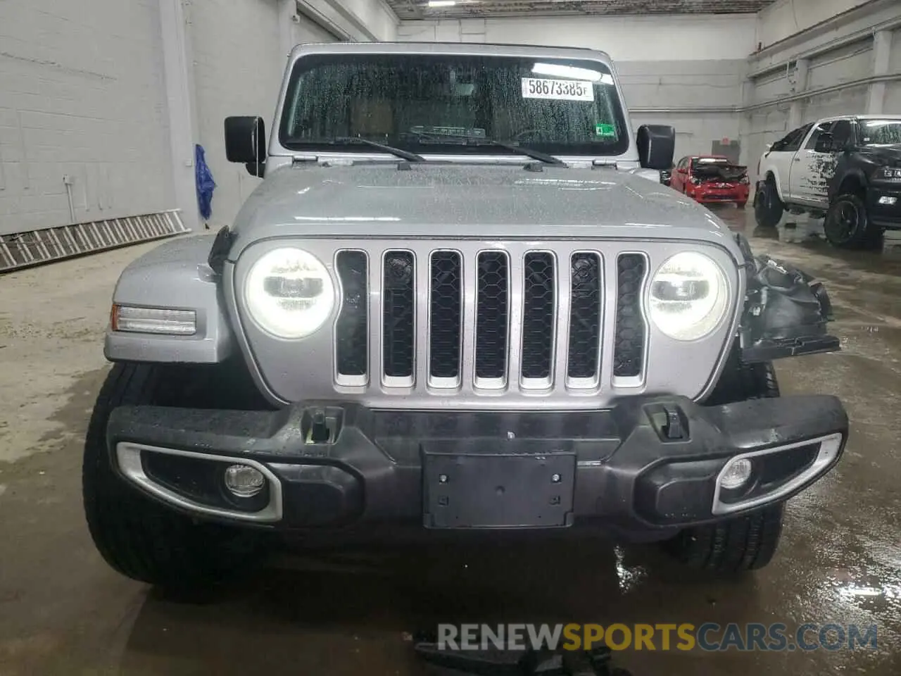 5 Photograph of a damaged car 1C4JJXP65MW682462 JEEP WRANGLER 2021