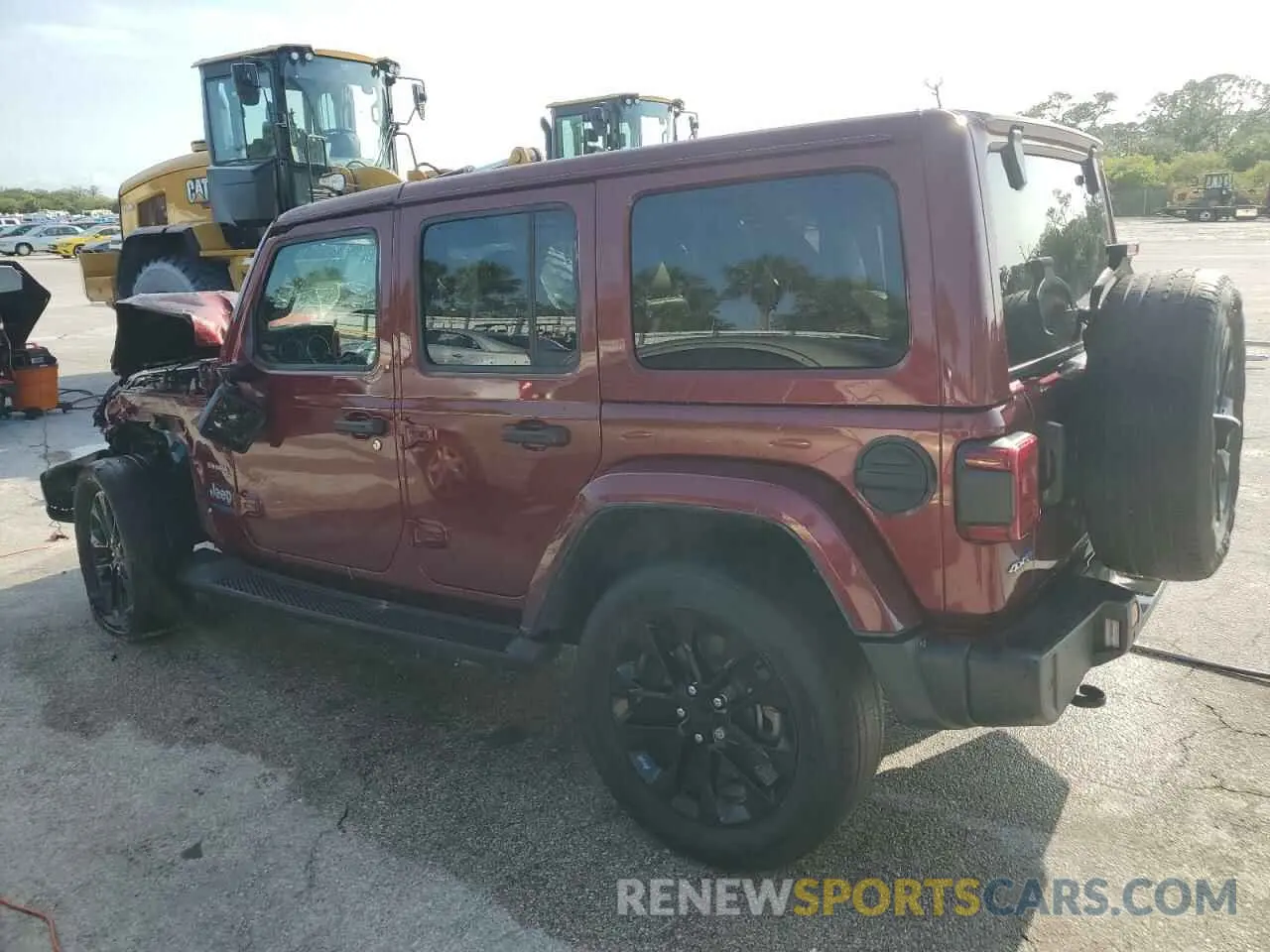2 Photograph of a damaged car 1C4JJXP66MW676993 JEEP WRANGLER 2021
