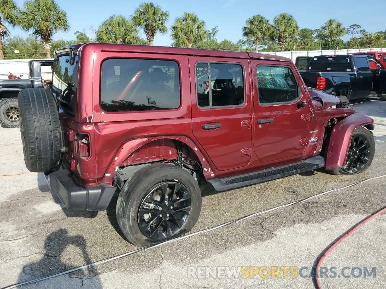 3 Photograph of a damaged car 1C4JJXP66MW676993 JEEP WRANGLER 2021