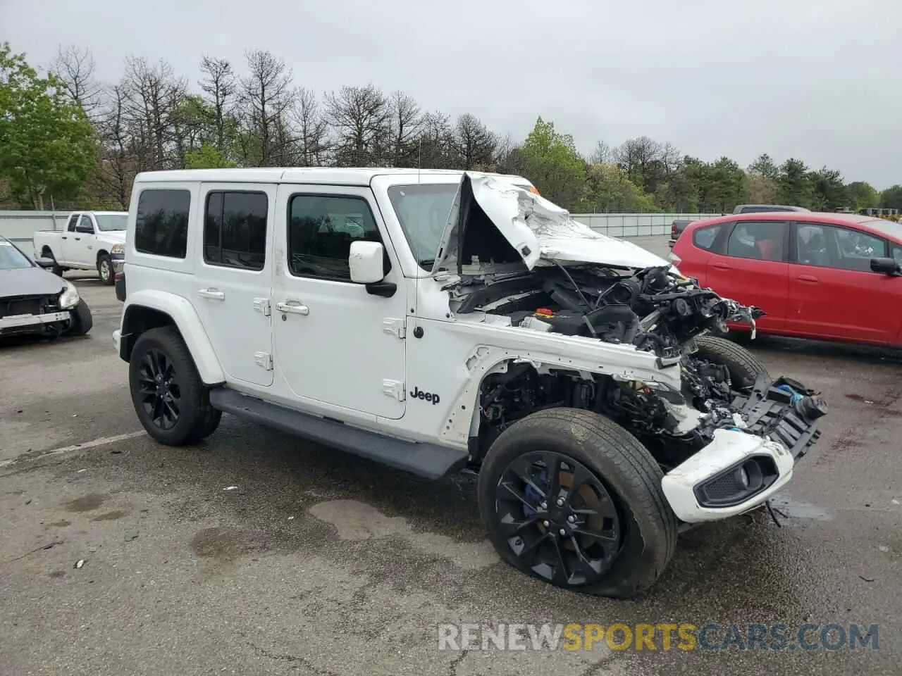 4 Фотография поврежденного автомобиля 1C4JJXP6XMW674874 JEEP WRANGLER 2021