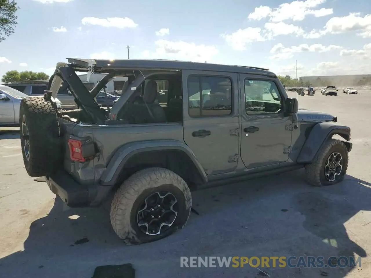 3 Photograph of a damaged car 1C4JJXR64MW734905 JEEP WRANGLER 2021
