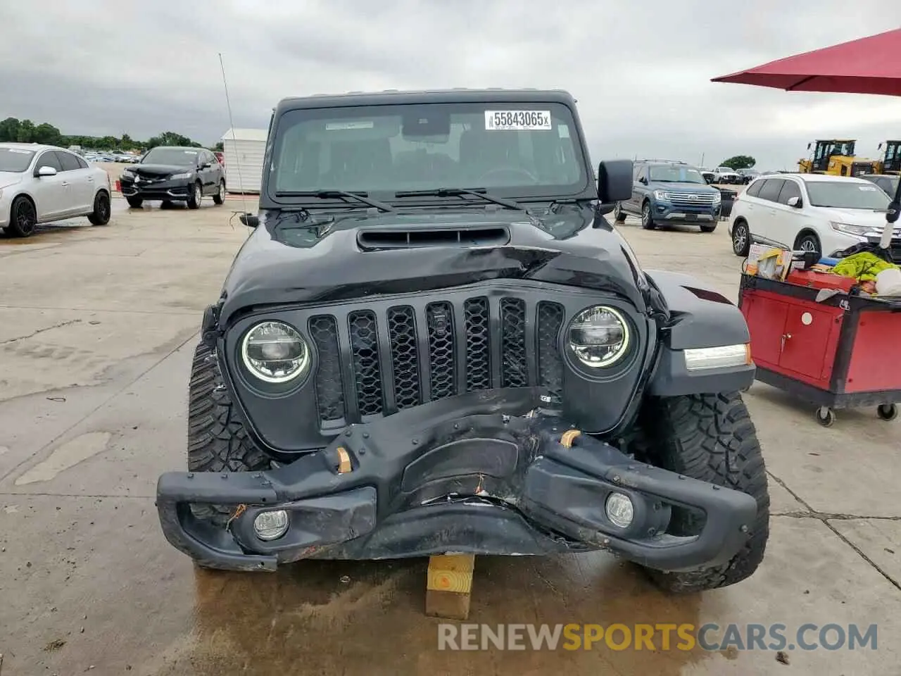 5 Photograph of a damaged car 1C4JJXSJ0MW735810 JEEP WRANGLER 2021