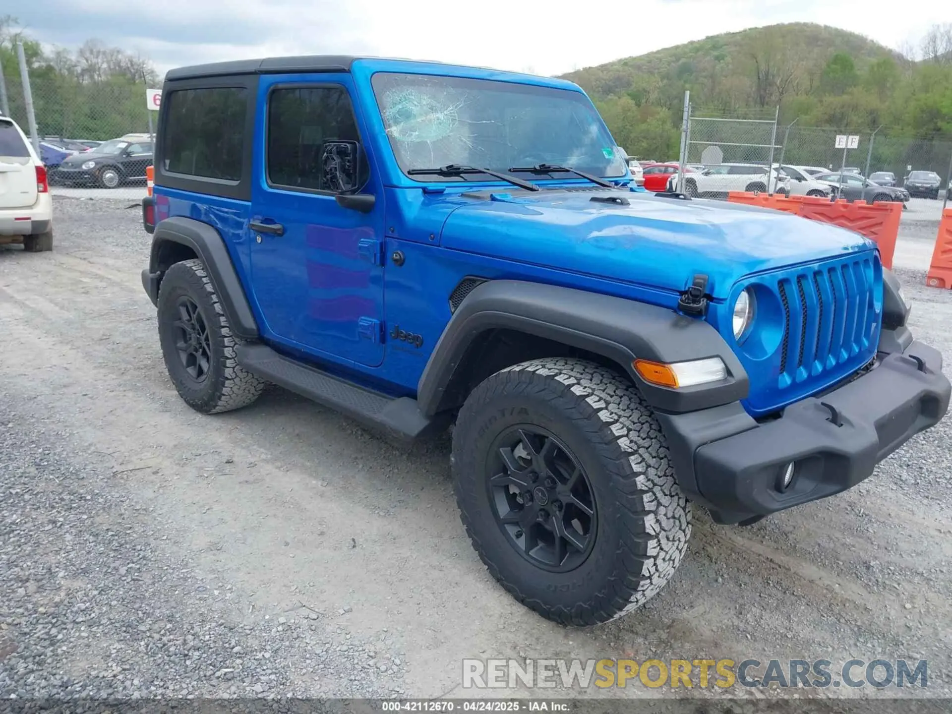 1 Фотография поврежденного автомобиля 1C4GJXAG0NW145642 JEEP WRANGLER 2022