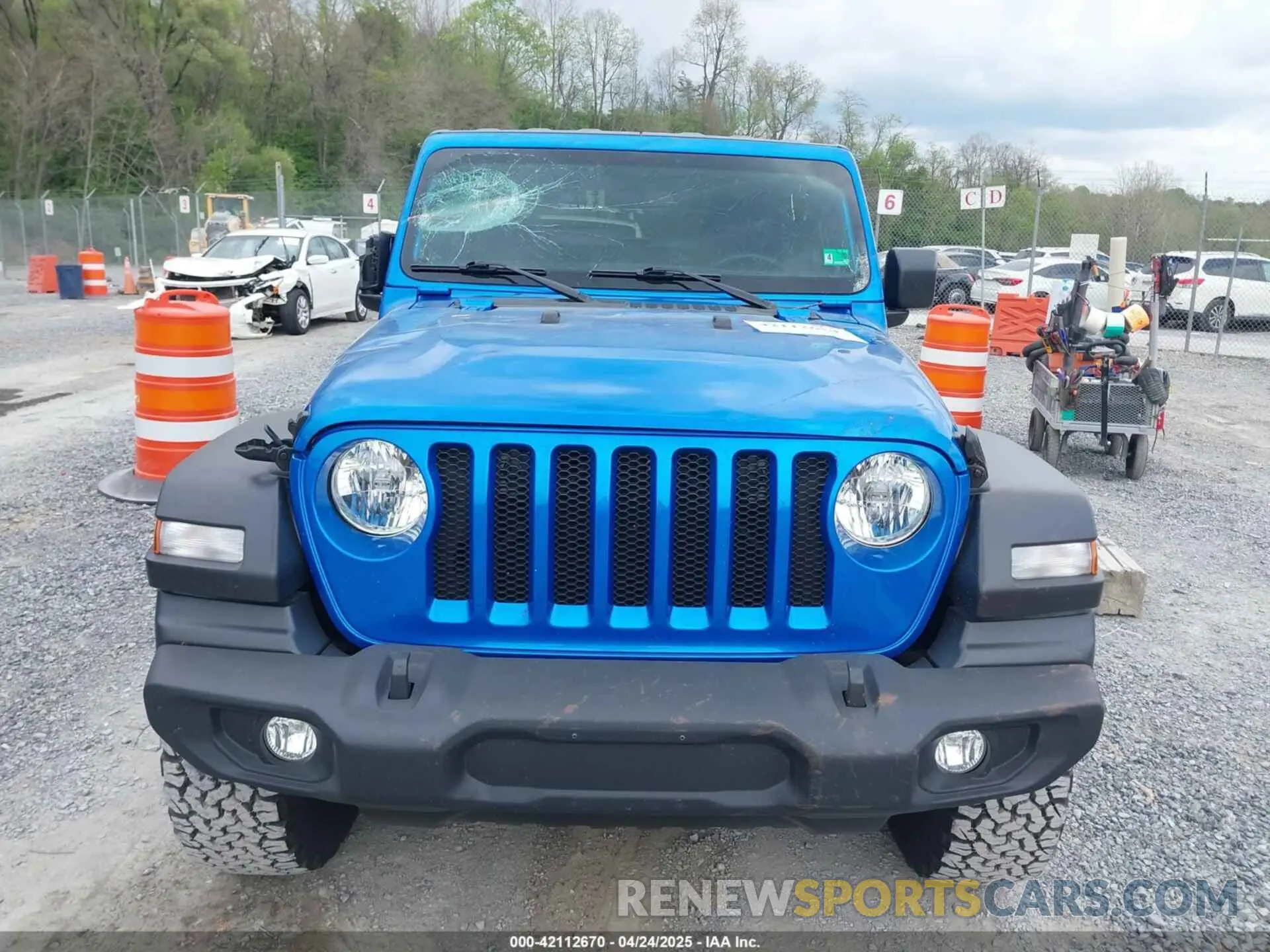 12 Фотография поврежденного автомобиля 1C4GJXAG0NW145642 JEEP WRANGLER 2022