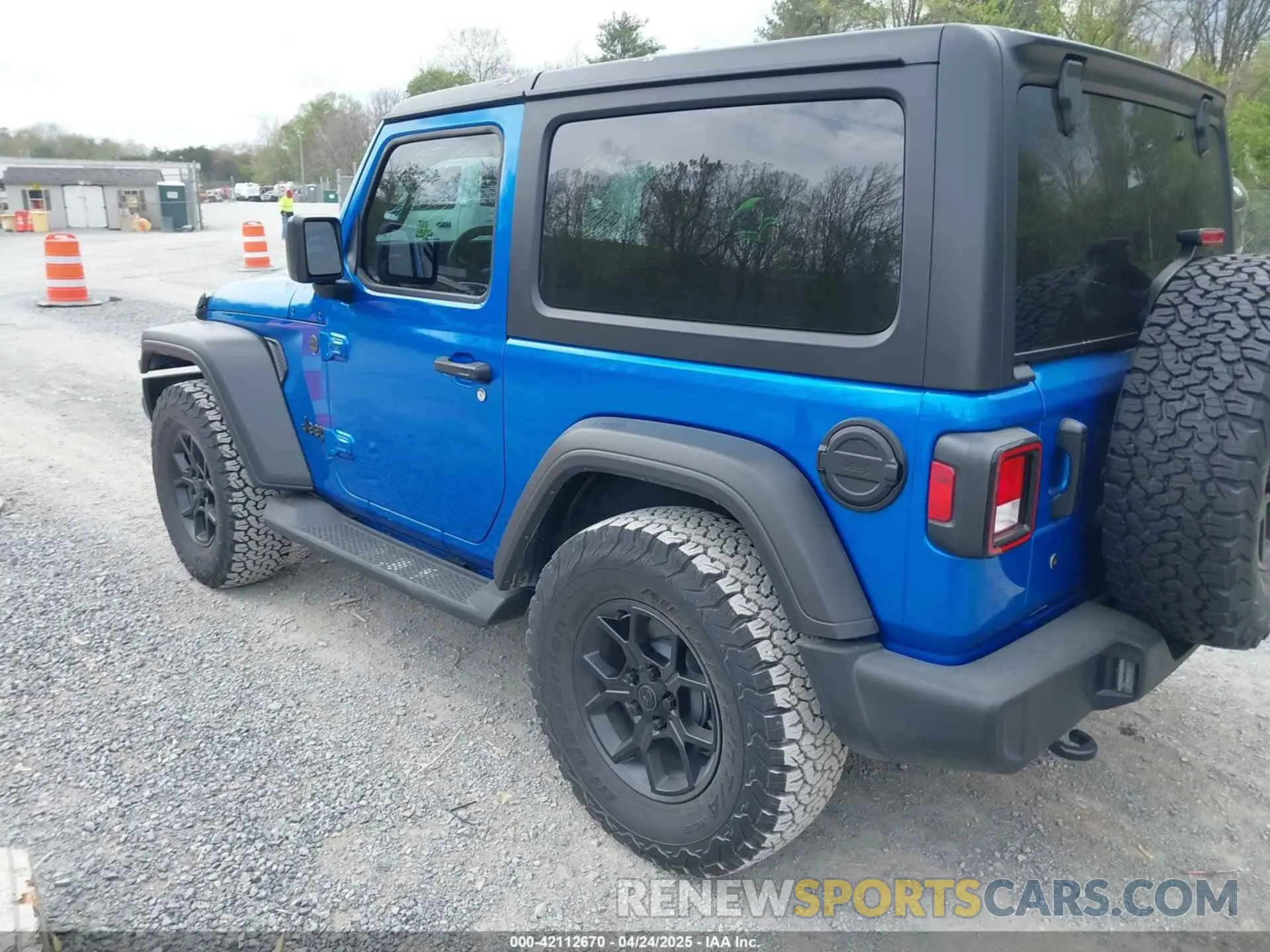 3 Фотография поврежденного автомобиля 1C4GJXAG0NW145642 JEEP WRANGLER 2022
