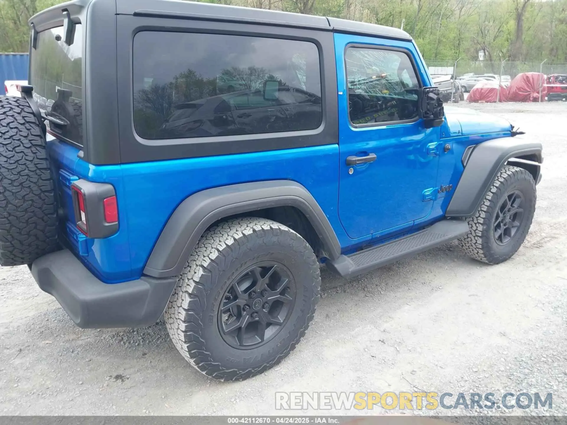 4 Фотография поврежденного автомобиля 1C4GJXAG0NW145642 JEEP WRANGLER 2022